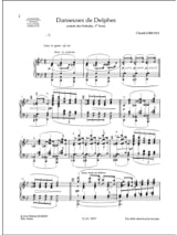 Danseuses de Delphes - DEBUSSY - Partition - Piano